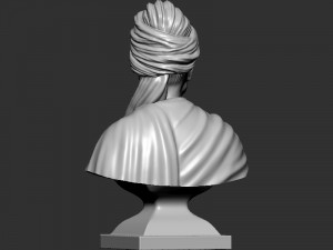 Swami Vivekanand Bust Modelo de Impressão 3D