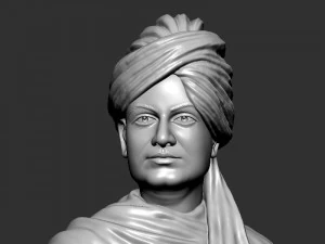 Swami Vivekanand Bust 3D Print Model