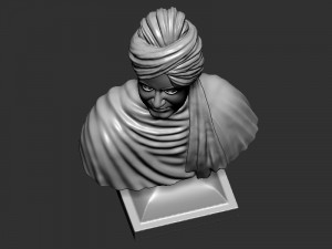 Swami Vivekanand Bust Modelo de Impressão 3D
