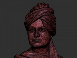 Swami Vivekanand Bust Modelo de Impressão 3D