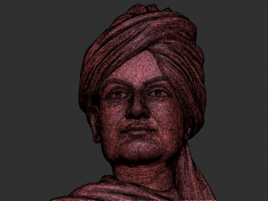 Swami Vivekanand Bust Modelo de Impressão 3D