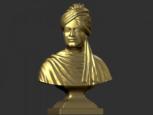 Swami Vivekanand Bust Modelo de Impressão 3D