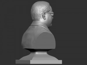 Bhimrao Ambedkar bust Model Cetak 3D