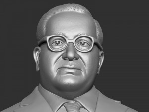 Bhimrao Ambedkar bust Model Cetak 3D