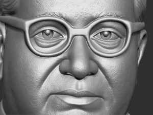 Bhimrao Ambedkar bust Model Cetak 3D