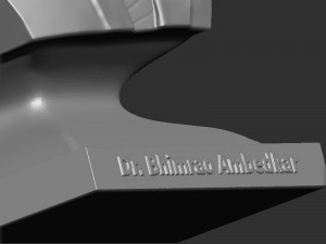 Bhimrao Ambedkar bust Model Cetak 3D
