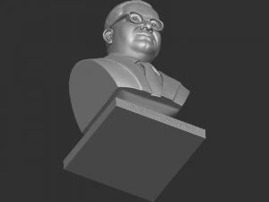 Bhimrao Ambedkar bust 3D Print Model
