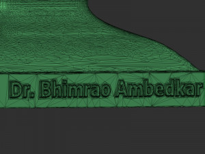 Bhimrao Ambedkar bust Model Cetak 3D