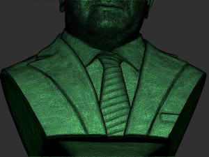 Bhimrao Ambedkar bust Model Cetak 3D
