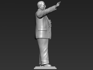 Dr Bhimrao Ambedkar 3D Print Model