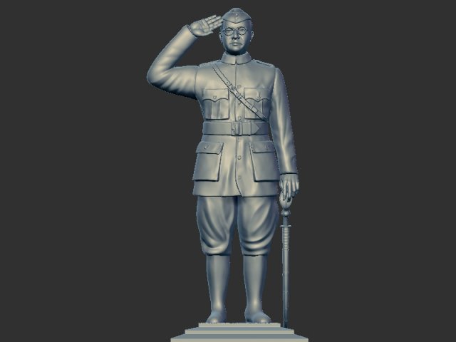 Subhash Chandra bose 3D-Druckmodell .c4d .max .obj .3ds .fbx .stl .blend 