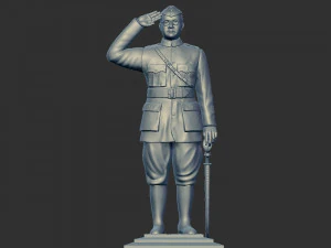 Subhash Chandra bose 3D Baskı Modeli