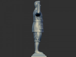 Subhash Chandra bose 3D-Druckmodell