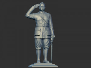 Subhash Chandra bose 3D-Druckmodell