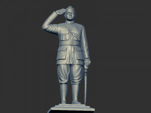 Subhash Chandra bose 3D-Druckmodell