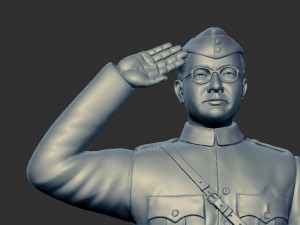 Subhash Chandra bose 3D-Druckmodell