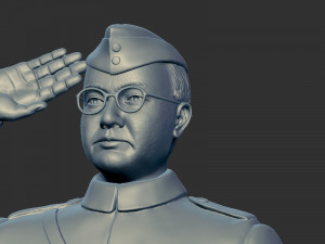 Subhash Chandra bose 3D-Druckmodell