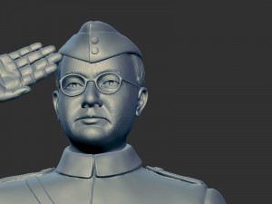 Subhash Chandra bose 3D-Druckmodell