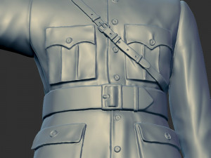 Subhash Chandra bose 3D-Druckmodell