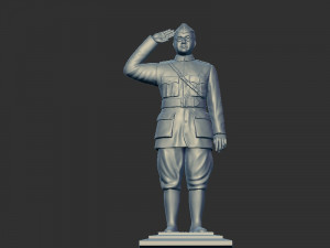 Subhash Chandra bose 3D-Druckmodell