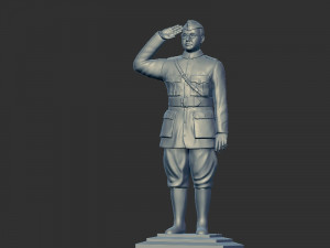 Subhash Chandra bose 3D-Druckmodell
