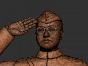 Subhash Chandra bose 3D-Druckmodell