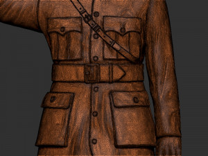 Subhash Chandra bose 3D-Druckmodell