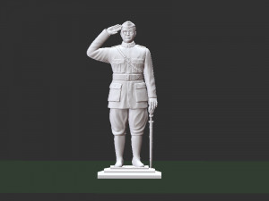 Subhash Chandra bose 3D-Druckmodell