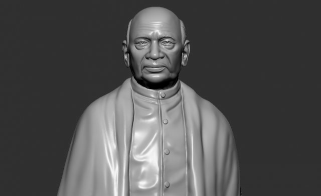 Sardar Patel Standing pose 3D Print Model .c4d .max .obj .3ds .fbx .stl .blend 