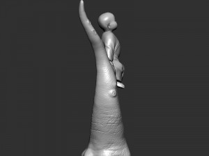 Baby Buddha on tree Modelo de impresión 3D