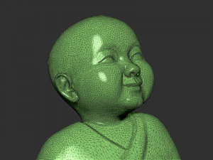 Baby Buddha on tree 3D Print Model
