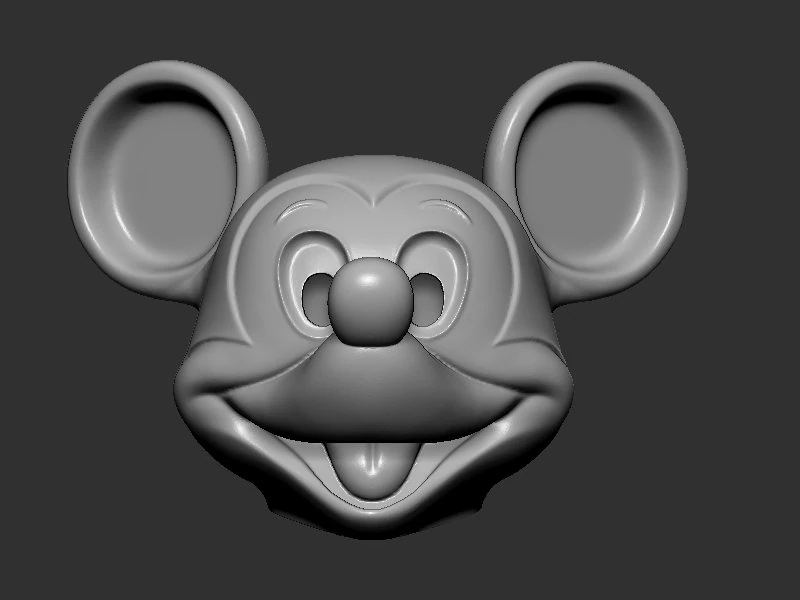 Mikky mouse Head Mask 3D Print Model .c4d .max .obj .3ds .fbx .stl .blend 