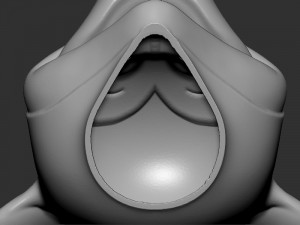Mikky mouse Head Mask 3Dプリントモデル