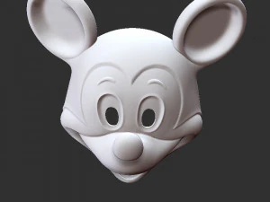 Mikky mouse Head Mask 3D Print Model