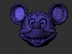 Mikky mouse Head Mask 3D Print Model