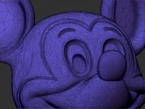 Mikky mouse Head Mask 3D Print Model