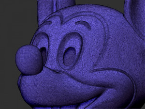Mikky mouse Head Mask 3Dプリントモデル