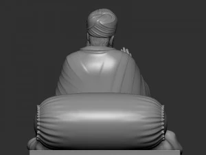 Guru Nanak model 3D Print Model