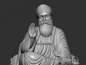 Guru Nanak model 3D Принт Модель