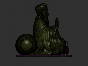 Guru Nanak model 3D Print Model