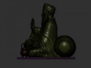 Guru Nanak model 3D Print Model