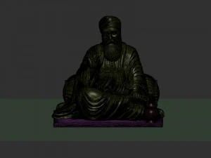 Guru Nanak model 3D Print Model