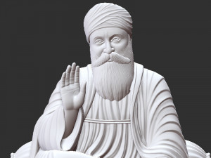 Guru Nanak model 3D Принт Модель