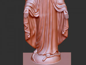 Marry Standing pose 3D Print Model