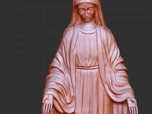 Marry Standing pose 3D Print Model
