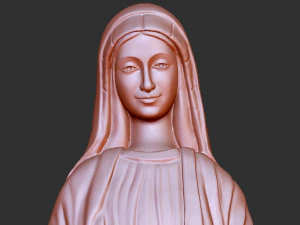 Marry Standing pose 3D Print Model
