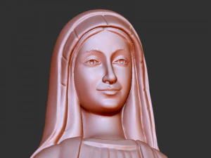 Marry Standing pose 3D Print Model