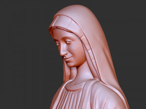 Marry Standing pose 3Dプリントモデル