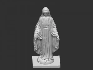 Marry Standing pose 3D Print Model