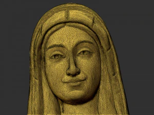 Marry Standing pose 3D Print Model